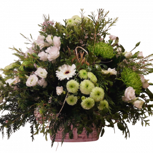 Centro de flores Verde que te quiero verde