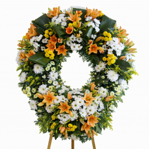 Corona de flores modelo 6