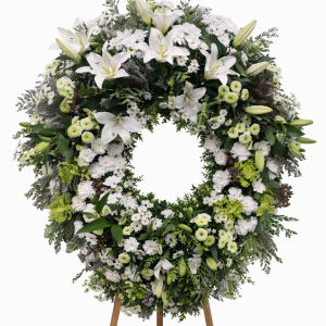 Corona de flores modelo 10